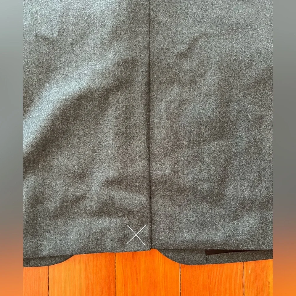 NWOT Madewell Roebling Two-Button Blazer in Italian Fabric 40R -Heather Charcoal